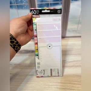 Hard to find Happy Planner half sheet focus inserts